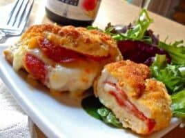Pepperoni Stuffed Chicken
