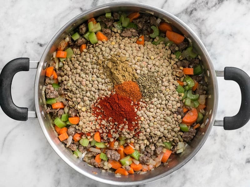 Add Lentils and Spices