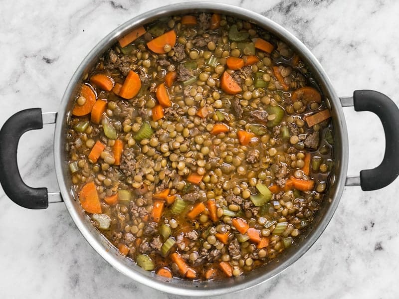 Simmer Lentil & Sausage Stew