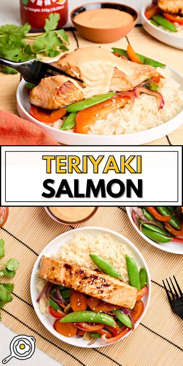 teriyaki salmon pin image
