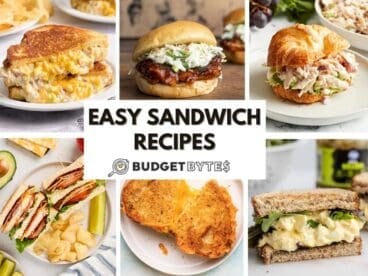 sandwich recipes collage
