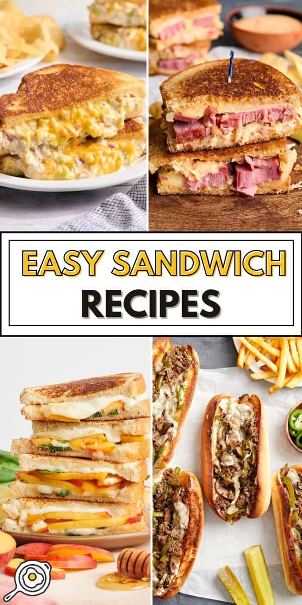 sandwich recipes collage