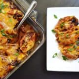 Taco shells displayed on a plate.