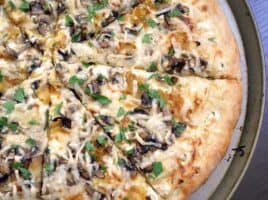 Caramelized Onion & Mushroom Pizza