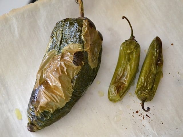 roasted poblano peppers