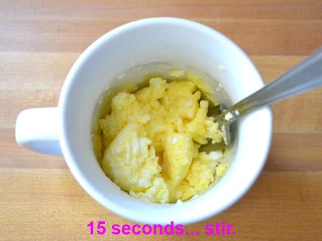 cook for last 15 seconds and stir