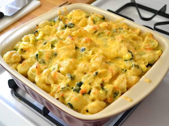 Finished dish on stovetop