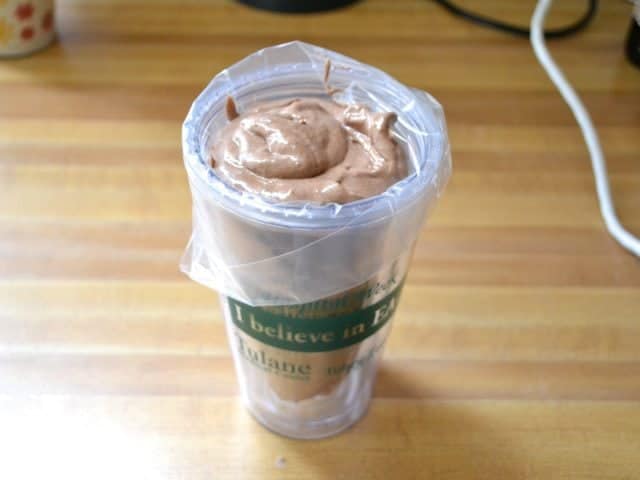 Pastry Bag filled with mixture