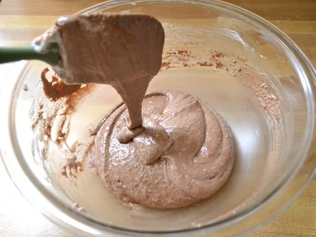 Macaron Batter mixed together