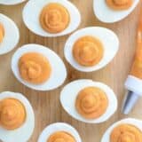 Sriracha Deviled Eggs - BudgetBytes.com