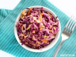 Apple Cabbage Slaw - BudgetBytes.com