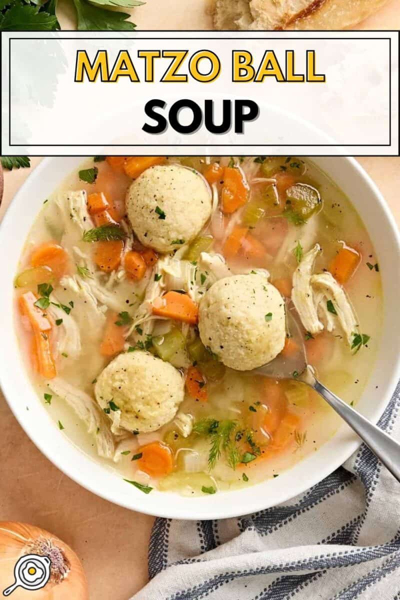 matzo ball soup pin image