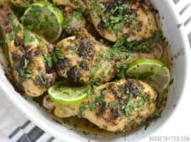 Cilantro Lime Chicken Drumsticks - BudgetBytes.com