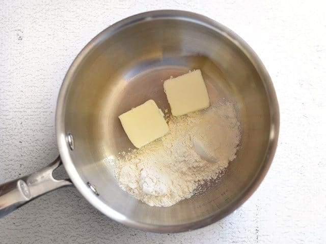 Flour and Butter for 5 Minute Nacho Cheese Sauce - BudgetBytes.com