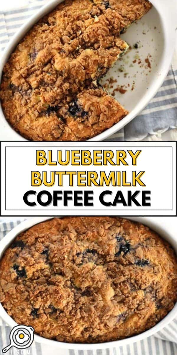 Blueberry Buttermilk Coffee Cake pin image