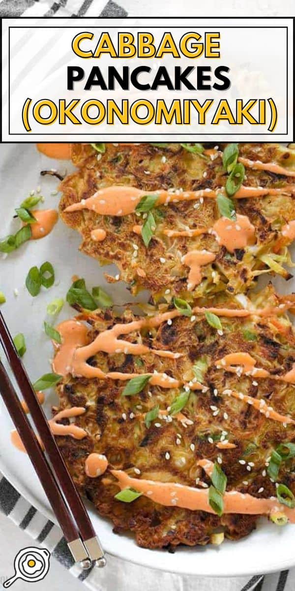 Cabbage Pancakes PIN image