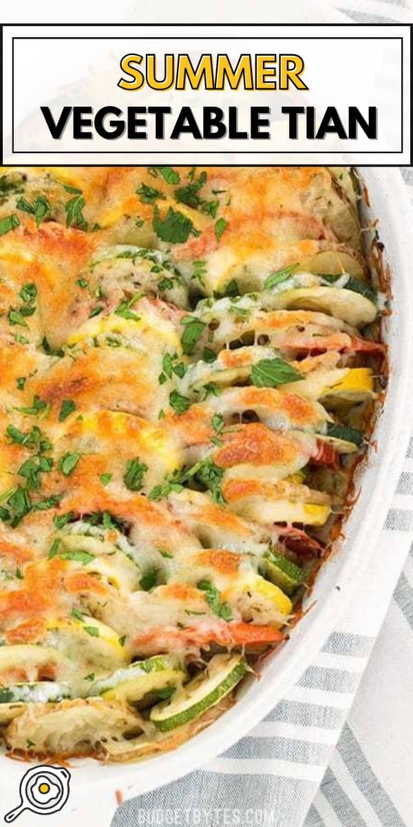 summer vegetable tian pin image