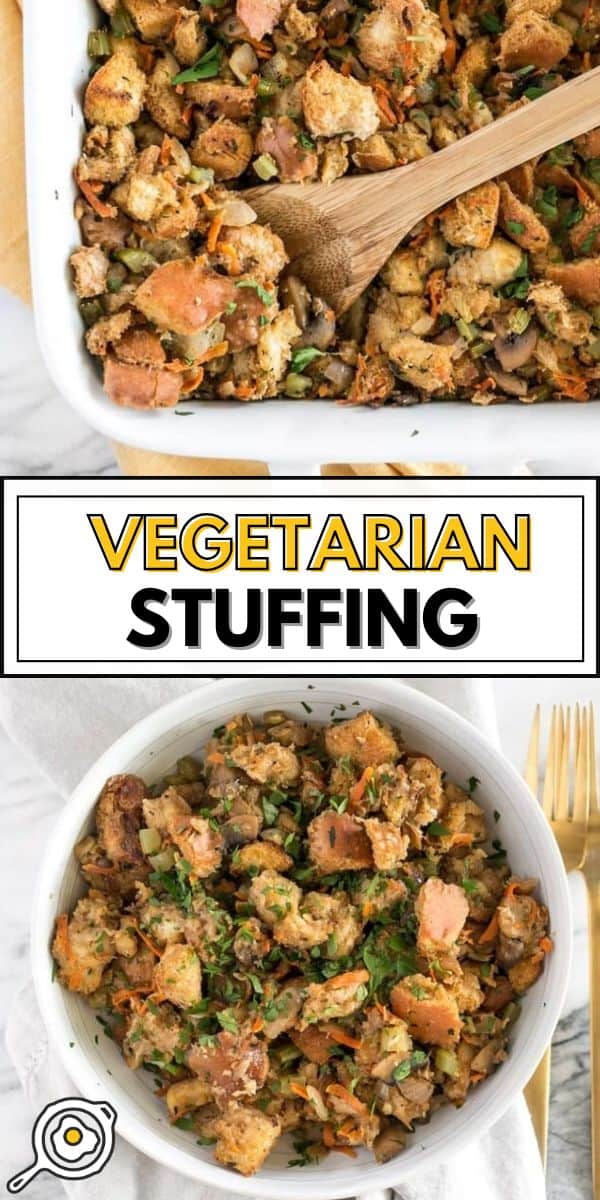 Vegetarian Stuffing pin image