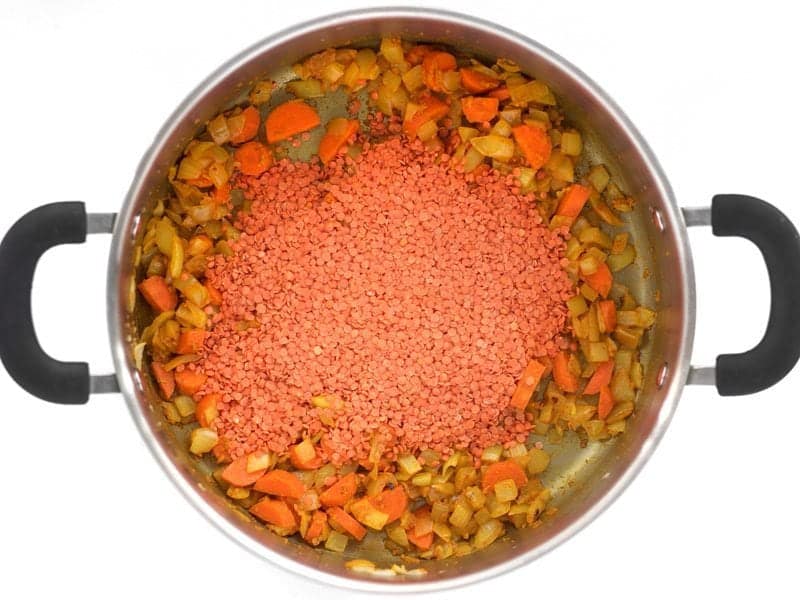 Carrots and Red Lentils