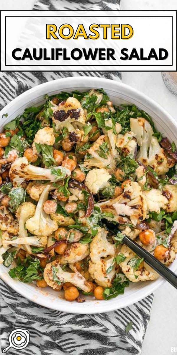 Roasted Cauliflower Salad pin image