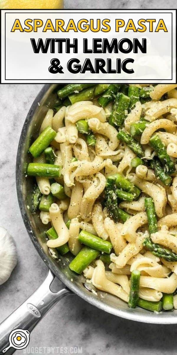asparagus pasta pin image
