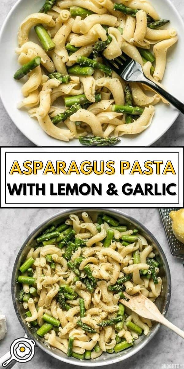 asparagus pasta pin image