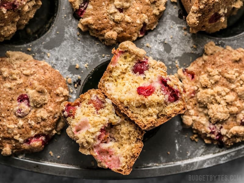 These Orange Cranberry Muffins are a holiday staple in my house and extras can be frozen for a quick treat whenever the craving hits. BudgetBytes.com