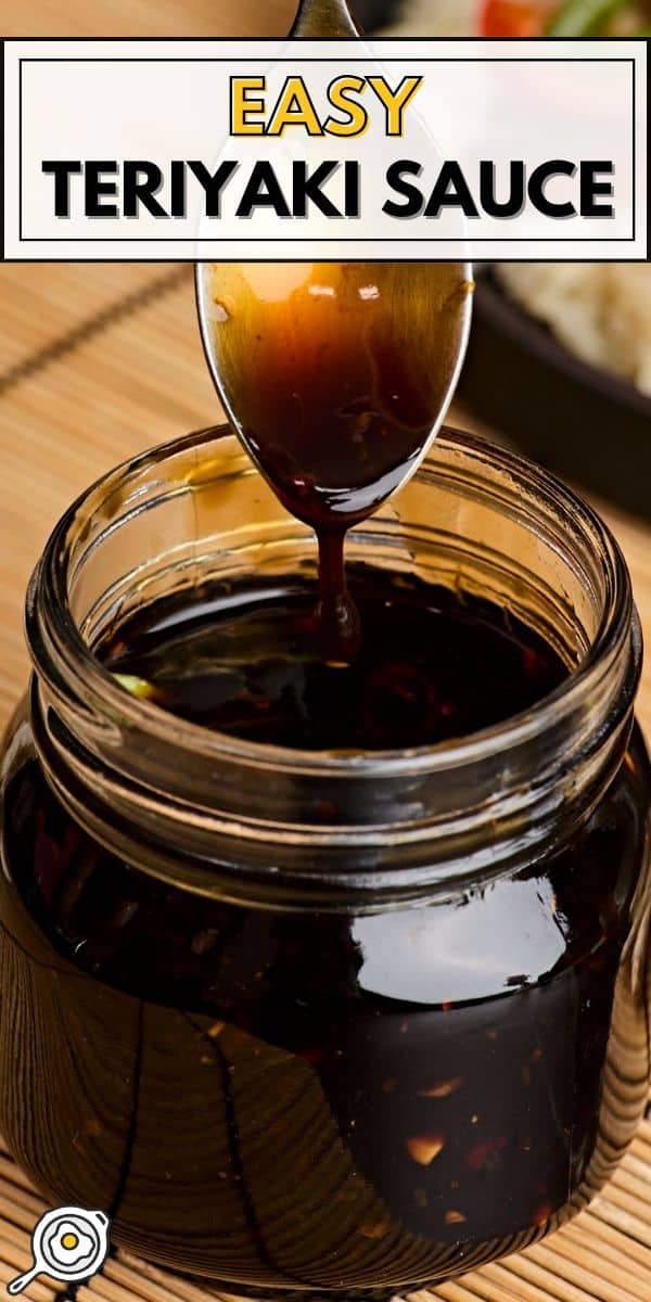 homemade teriyaki sauce pin image