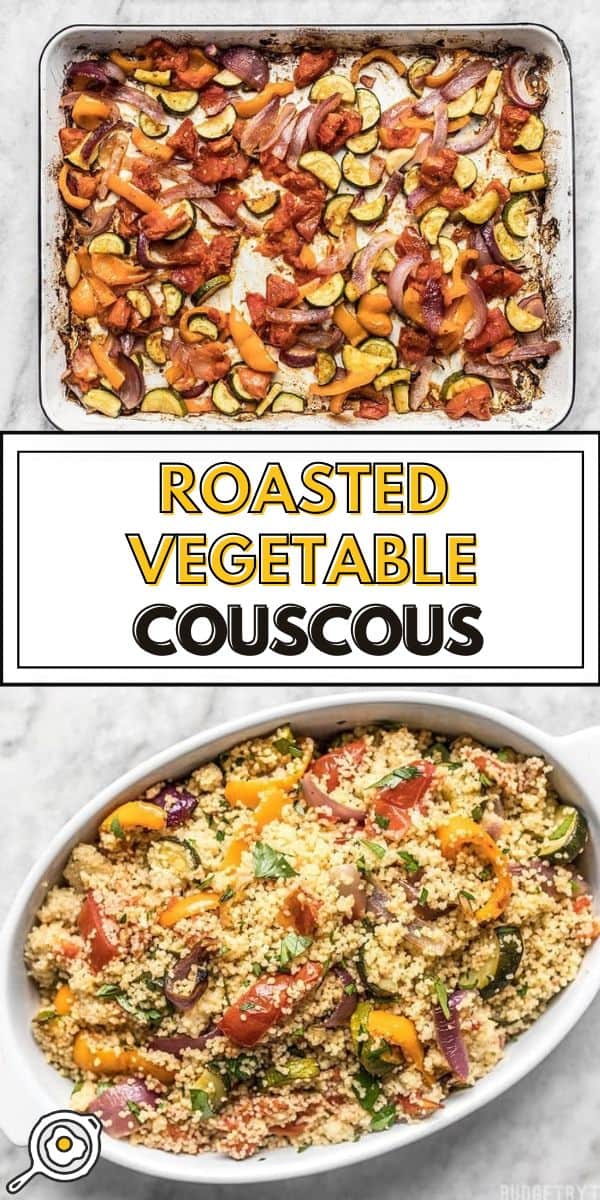 Roasted Vegetable Couscous pin image