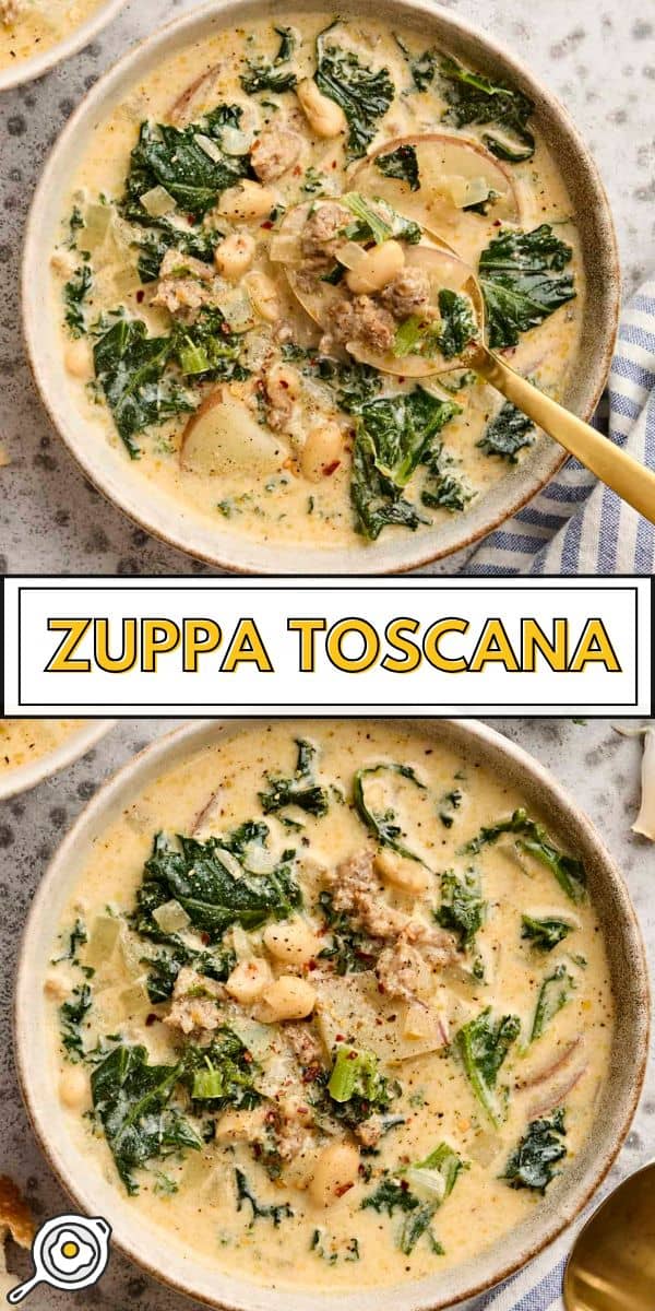 Zuppa Toscana Soup pin image