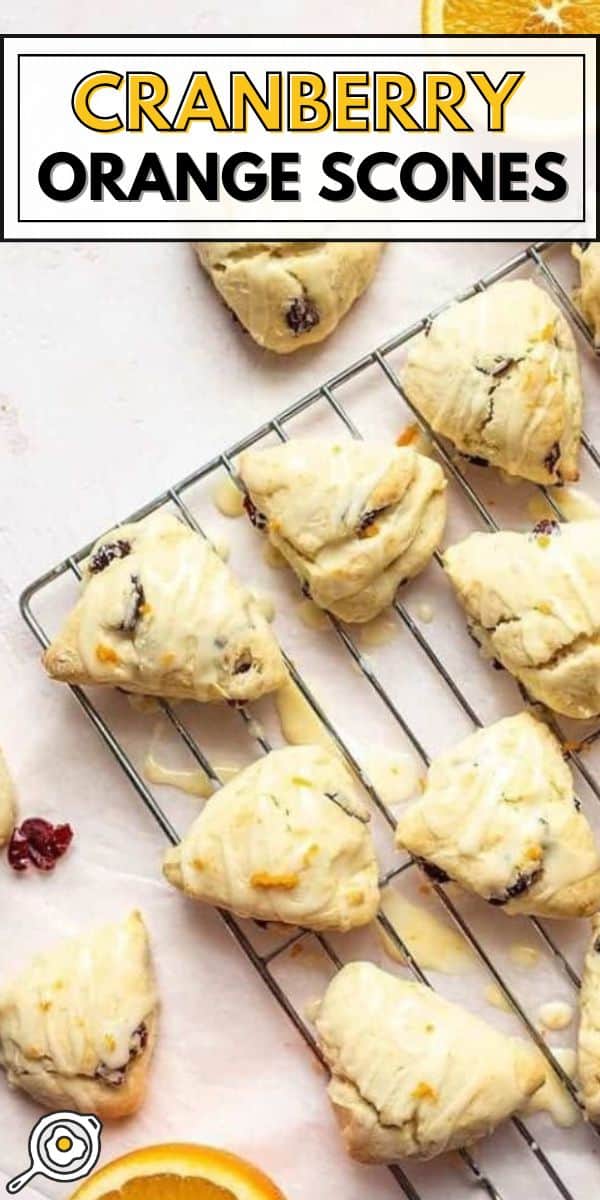 Cranberry Orange Scones pin image
