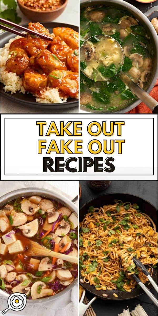 take out fake out recipes pin image