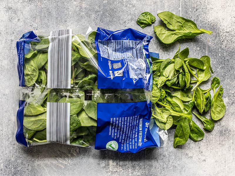 Reducing waste is critical to keeping a food budget. Here are 10 foods I freeze on a regular basis to save money and reduce waste in my kitchen. Budgetbytes.com Fresh spinach spilling out of the bag