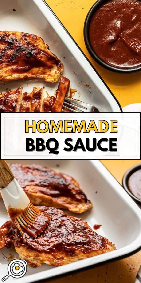 homemade bbq sauce pin image