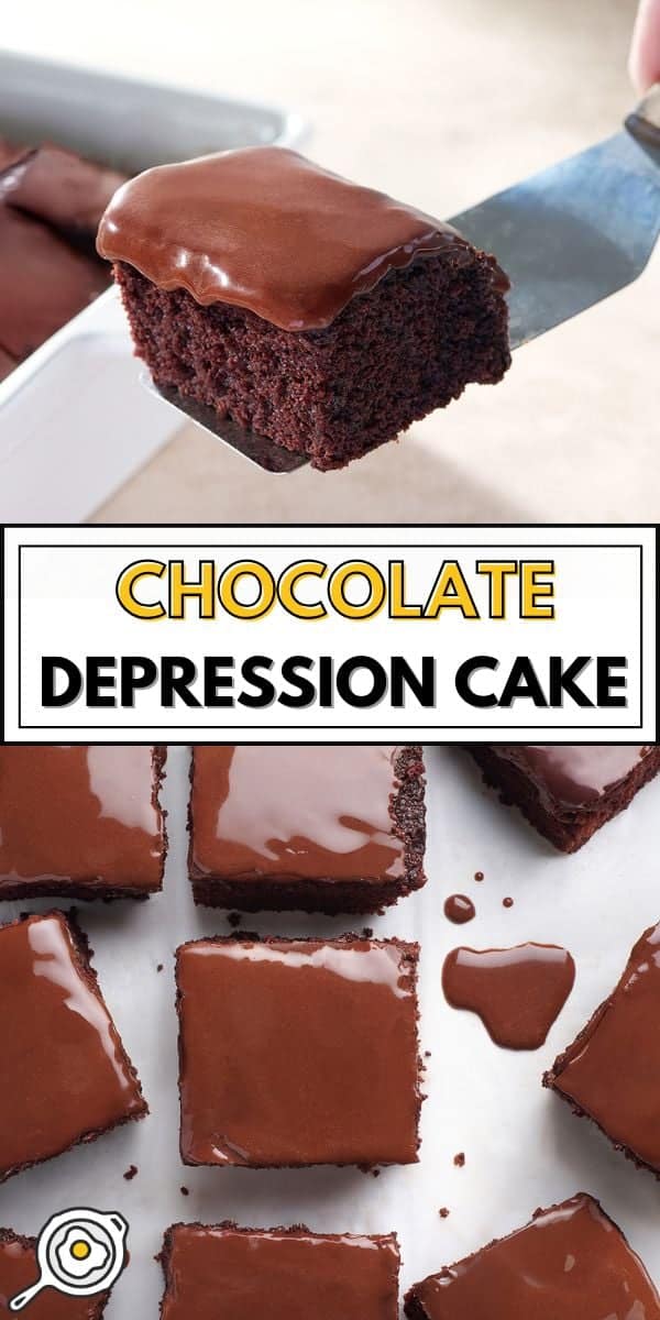 chocolate depression cake pin image