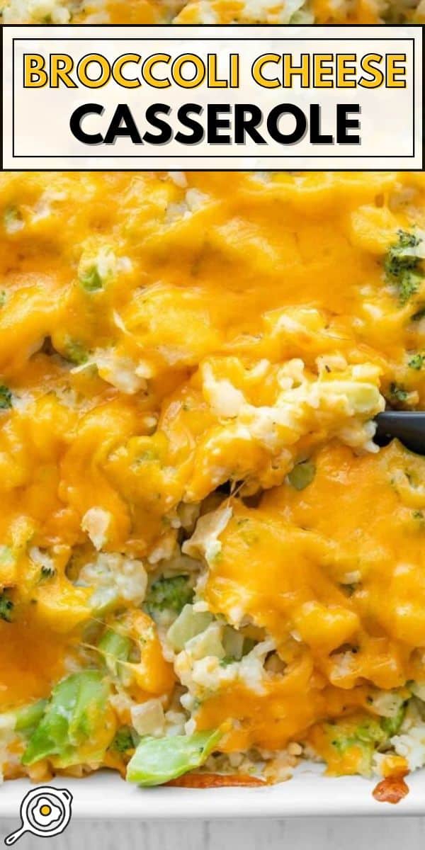 Broccoli Cheese Casserole pin image