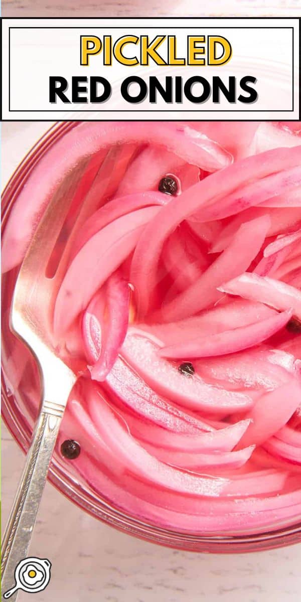 pickled red onions pin image