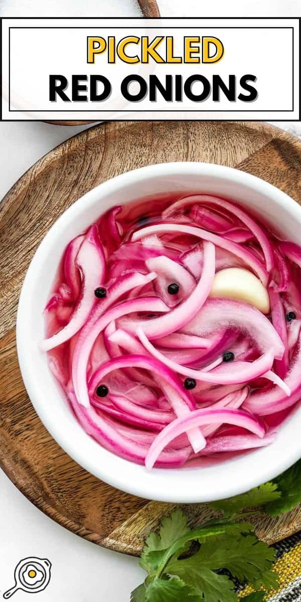 Pickled Red Onions pin image