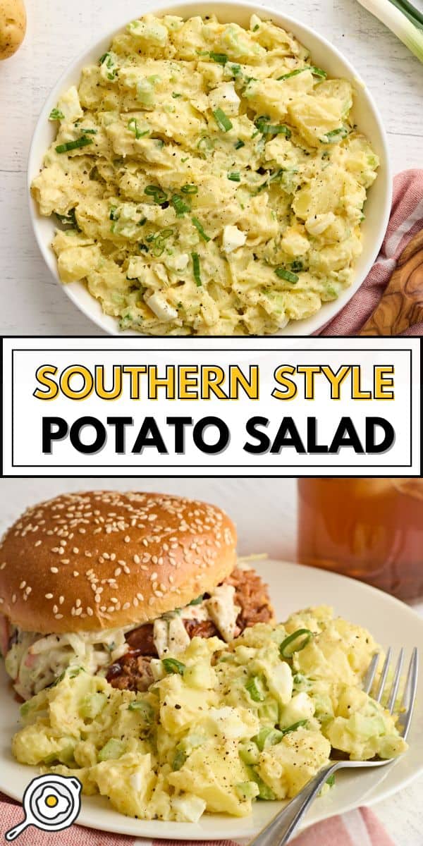 southern potato salad pin image