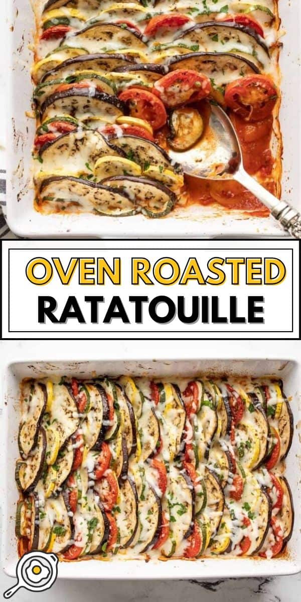 oven roasted ratatouille pin image
