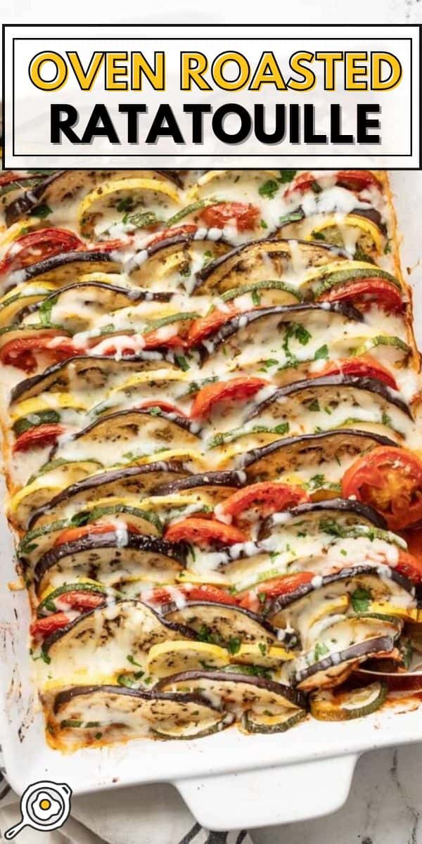 oven roasted ratatouille pin image