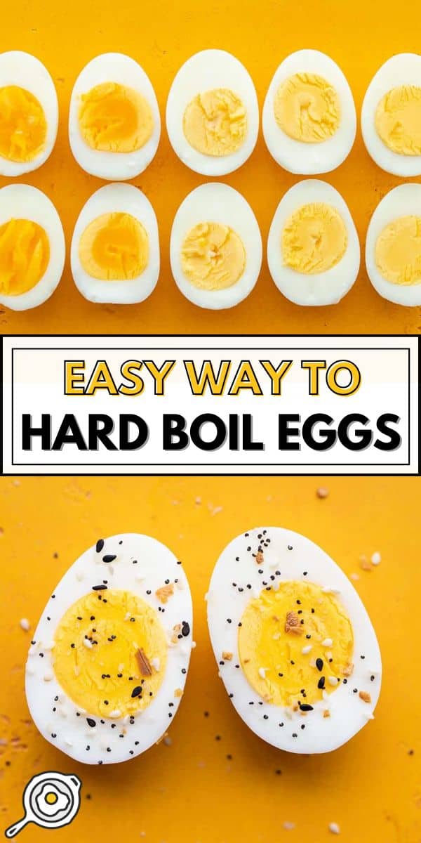 How to Hard Boil Eggs pin image