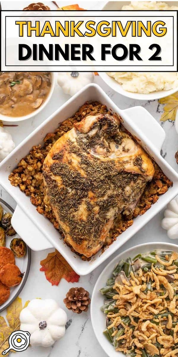 Thanksgiving dinner for 2 pin image