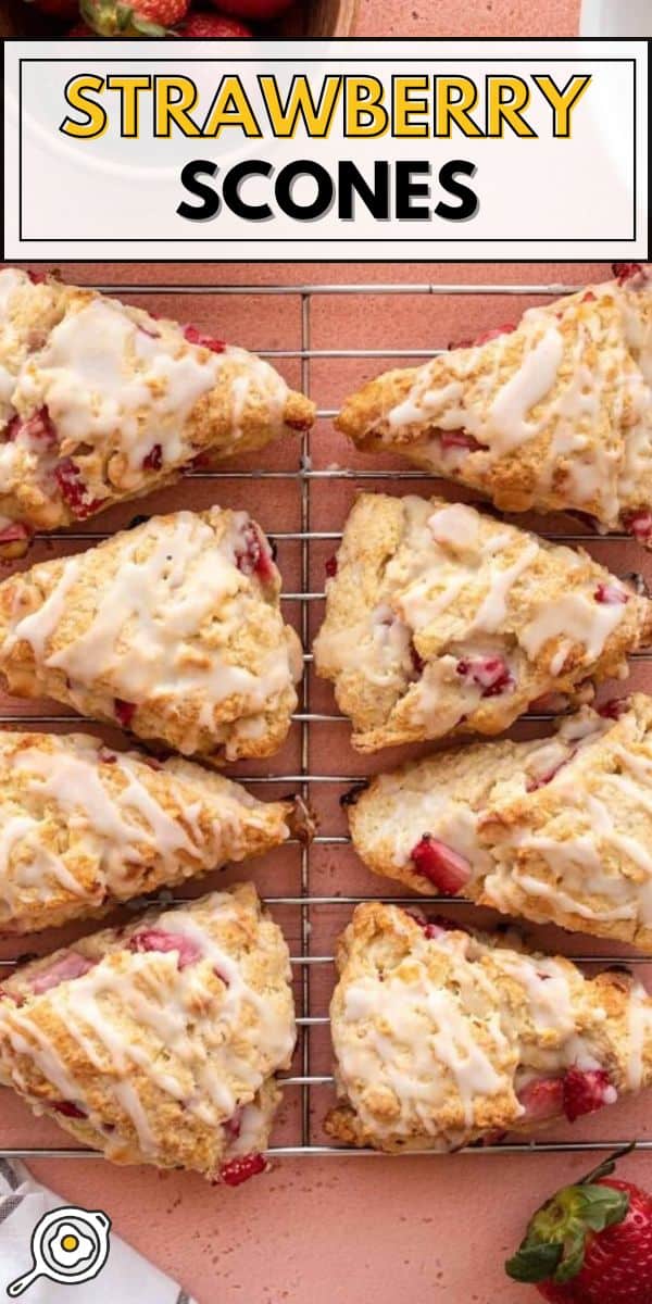 strawberry scones pin image