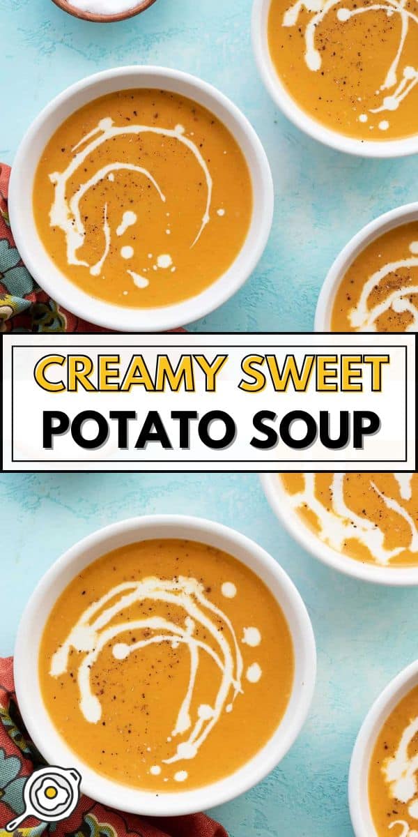 Sweet Potato Soup pin image
