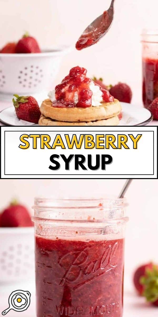 Strawberry Syrup pin image