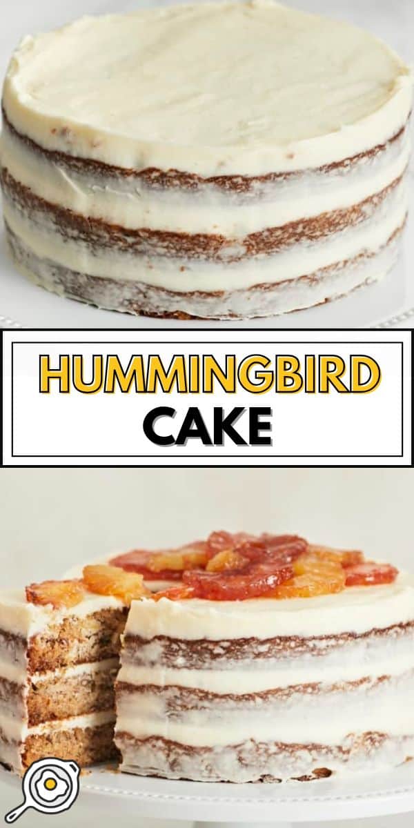 Hummingbird Cake pin image