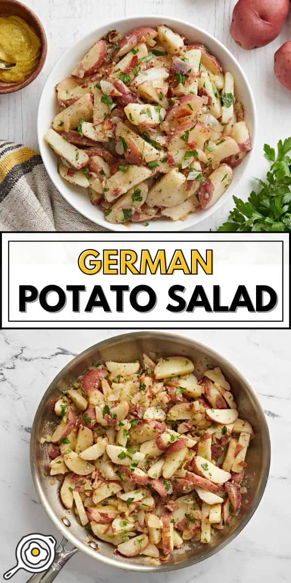 German potato salad pin image