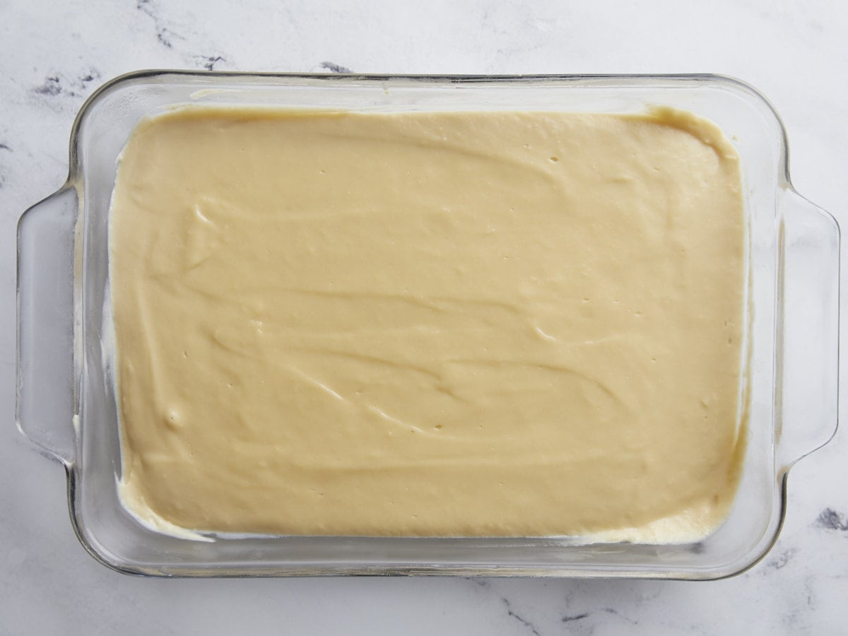 Refrigerated coconut cream pie bars.