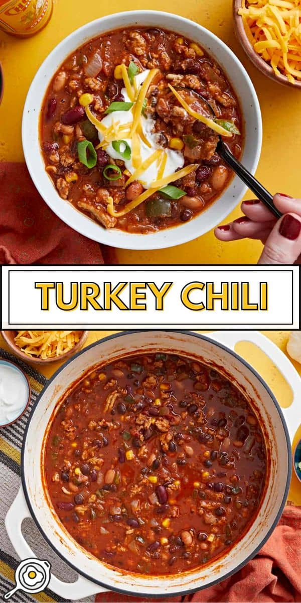 turkey chili pin image